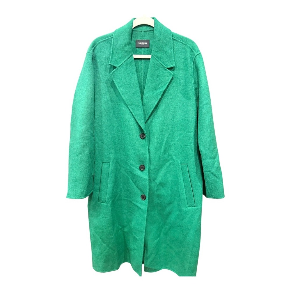 🖤 The Kooples Emerald Wool Blend "Cosy Coat" –‎ NWT